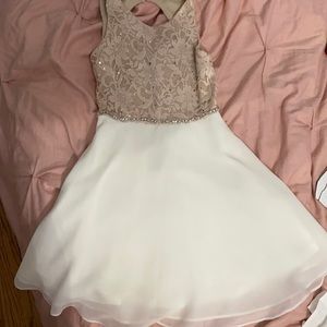 sure elegant neutral dress